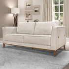 Sofá Decorativo 2 Lugares 170cm Pés Em Madeira Tarantino Linh
