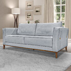 Sofá Decorativo 2 Lugares 190cm Pés Em Madeira Tarantino Linh