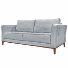 Sofá Decorativo 2 Lugares 190cm Pés Em Madeira Tarantino Linh