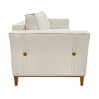 Sofá Decorativo 2 Lugares 190cm Pés Em Madeira Tarantino Linh