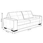 Sofá Decorativo 2 Lugares Turim 150cm Couro Conhaque G58 - Gr