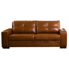 Sofá Decorativo 2 Lugares Turim 150cm Couro Conhaque G58 - Gr