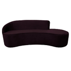 Sofá Decorativo 3 Lugares 210cm Abby Encosto Esquerdo Curvo V