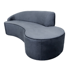 Sofá Decorativo 3 Lugares 210cm Abby Encosto Esquerdo Curvo V