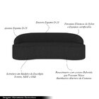 Sofá Decorativo 3 Lugares 210cm Joel Curvo Com Encosto Boucle