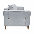 Sofá Decorativo 3 Lugares 210cm Pés Em Madeira Tarantino Linh