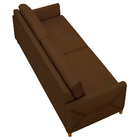 Sofá Decorativo 3 Lugares 220cm Maragogi Veludo Marrom G45 -