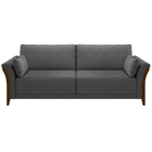 Sofá Decorativo 3 Lugares 222cm Market Linho Chumbo G45 - Gra