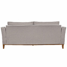 Sofá Decorativo 3 Lugares 230cm Pés Em Madeira Tarantino Linh