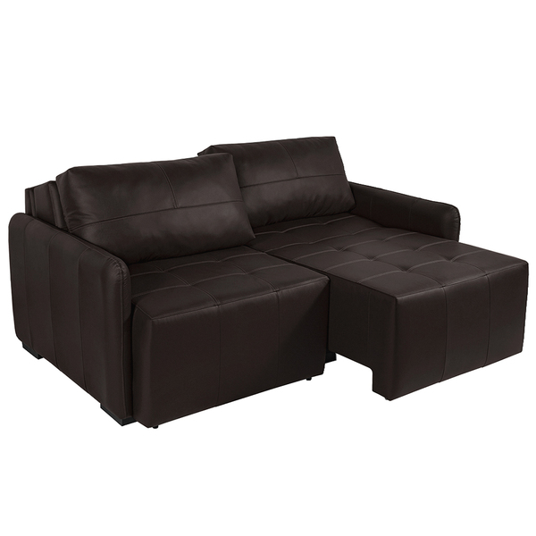 Sofá Decorativo 3 Lugares Sala De Estar 220cm Reclinável E Re