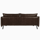 Sofá Decorativo 3 Lugares Sala De Estar 240cm Beaune Couro Ca