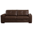 Sofá Decorativo 3 Lugares Turim 200cm Couro Caramelo G58 - Gr