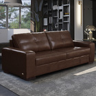 Sofá Decorativo 3 Lugares Turim 200cm Couro Caramelo G58 - Gr