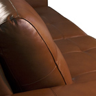 Sofá Decorativo 3 Lugares Turim 200cm Couro Conhaque G58 - Gr