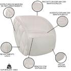 Sofá Decorativo 4 Lugares 318cm Com Almofadas E Poltrona Zion