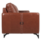 Sofá Decorativo 4 Lugares Sala De Estar 240cm Jolie Couro Con