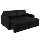 Sofá Decorativo 4 Lugares Sala De Estar 240cm Reclinável E Re