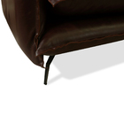 Sofá Decorativo 4 Lugares Sala De Estar 260cm Beaune Couro Ca