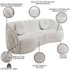 Sofá Decorativo Com Almofadas 4 Lugares 318cm Tressê Zion Z32