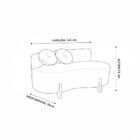 Sofá Decorativo Curvo Orgânico Living Boucle - Montanaris Dec