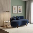 Sofá Decorativo Curvo Orgânico Living Boucle - Montanaris Dec