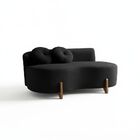 Sofá Decorativo Curvo Orgânico Living Boucle - Montanaris Dec