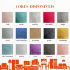 Sofá Decorativo Curvo Orgânico Living Veludo Mostarda - Monta