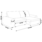 Sofá Decorativo Reclinável E Retrátil 2 Lugares Nilo 210cm Ve