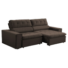 Sofá Decorativo Reclinável E Retrátil 3 Lugares Temiscira 230