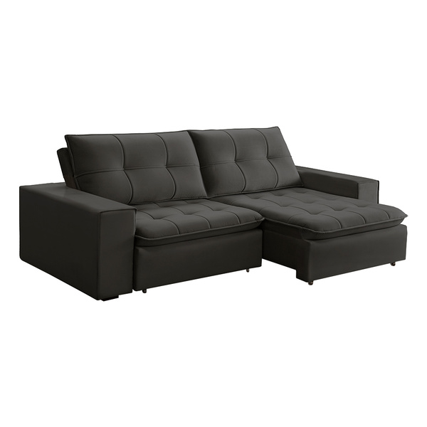 Sofá Decorativo Reclinável E Retrátil 4 Lugares Verratti 250c