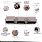 Sofá Decorativo Sala De Cinema Swift Elétrico Reclinável C/po