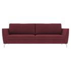 Sofá Decorativo Sala De Estar 210cm Olívia Suede Bordô G52 -