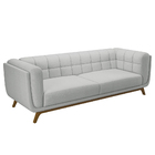 Sofá Decorativo Sala De Estar 240cm Rocket 3 Lugares Base Mad