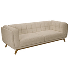 Sofá Decorativo Sala De Estar 240cm Rocket 3 Lugares Base Mad