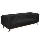 Sofá Decorativo Sala De Estar 240cm Rocket 3 Lugares Base Mad