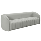 Sofá Decorativo Sala De Estar 292cm Adam 4 Lugares Veludo Cin