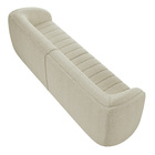 Sofá Decorativo Sala De Estar 332cm Adam 4 Lugares Boucle Off