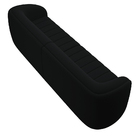 Sofá Decorativo Sala De Estar 332cm Adam 4 Lugares Veludo Pre