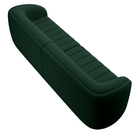 Sofá Decorativo Sala De Estar 332cm Adam 4 Lugares Veludo Ver