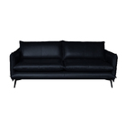 Sofá Decorativo Sala De Estar América 4 Lugares 260cm Couro A