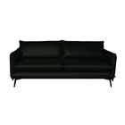 Sofá Decorativo Sala De Estar América 4 Lugares 260cm Couro V