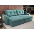 Sofá Deep Retrátil 3 Lugares Suede Suculenta 180cm Marrom