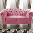 Sofá Dom Pedro 2 Lugares Chesterfield Namoradeira Captonê Bel