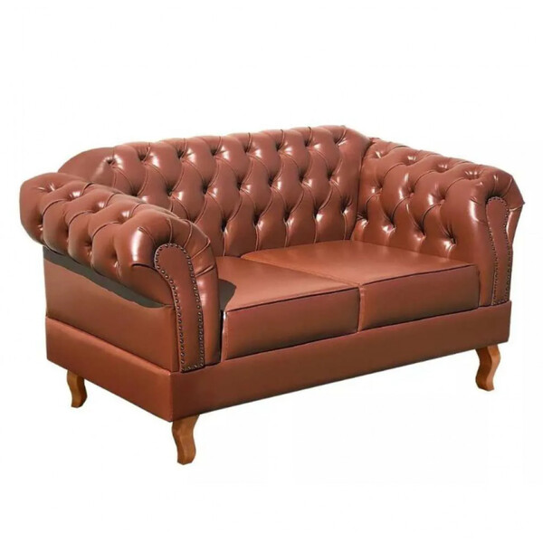 Sofá Dom Pedro Namoradeira Chesterfield Vintage Courissimo Be