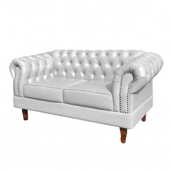 Sofá Dom Pedro Namoradeira Chesterfield Vintage Courissimo Be