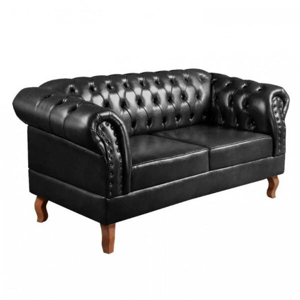 Sofá Dom Pedro Namoradeira Chesterfield Vintage Courissimo Be
