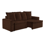 Sofa Donatello 2 Lugares Pés De Madeira Talento Móveis