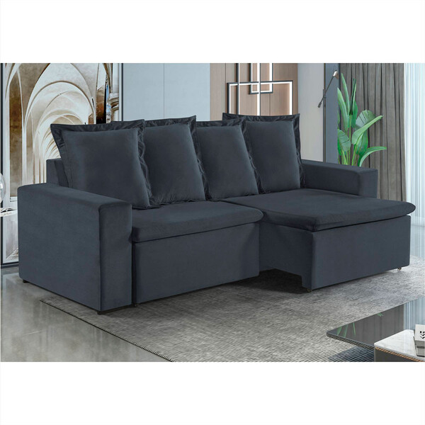 Sofa Donatello 2 Lugares Pés De Madeira Talento Móveis