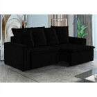 Sofa Donatello 2 Lugares Pes De Madeira Talento Móveis