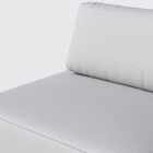 Sofá Dream Box Moderno Módulo 80cm Bege Com Courino Terracota